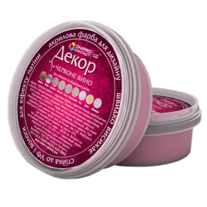 Краска DEKOR акриловая 0,15 кг красное вино