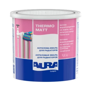 Эмаль для радиаторов AURA Luxpro Thermo 2,2л акриловая матовая