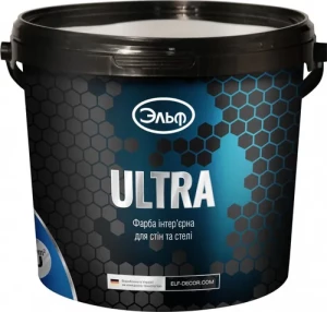 Краска ЭЛЬФ Ultra 3л интерьерная