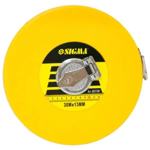 Рулетка Sigma 30м стекловолокно 3831301