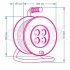 Катушка для провода SVITTEX 4 гнезда до 150м SV-029