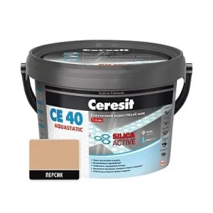 Затирка CERESIT СЕ-40 персиковый 2кг