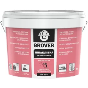 Шпаклевка акриловая GROVER PA 654 10л