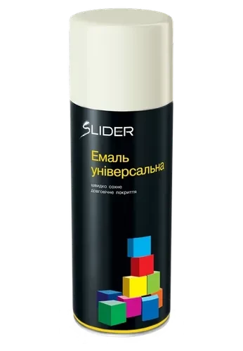 Эмаль SLIDER 400мл.снежно-белая 9003