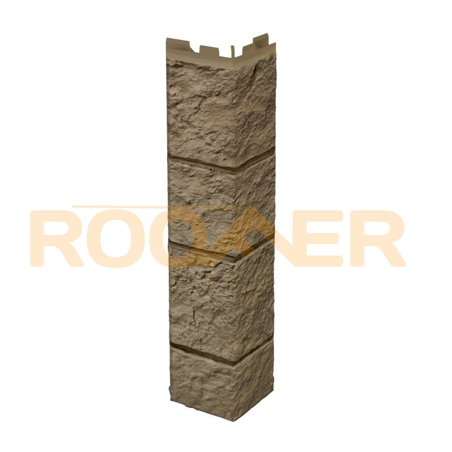 Планка VOX Solid SandStone "Зовнішній кут" Light Brown 0,42 м