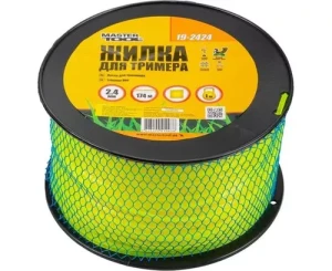 Леска для триммера Master Tool 2.4мм квадрат цена за п.м.174м 19-2424