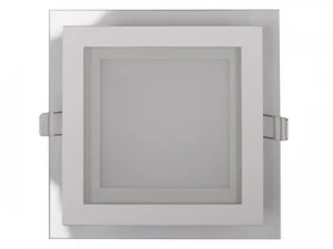 Светильник LED LUXEL 6Вт квадрат со стеклом встроенный DLSG-6N