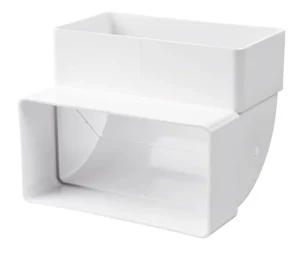 Колено вертикальное VENTS 55*110мм 90 градусов 5252