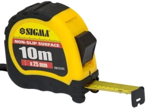 Рулетка Sigma Shiftlock 10м*25м обрез. 3815101
