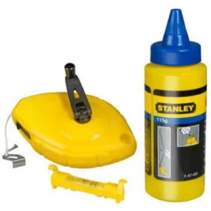 Шнур трассировочный STANLEY 30м +мел 45г 0-47-443