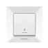 Выключатель 1-кл.проходной с подсветкой белый Arkedia Slim Panasonic WNTC0004-2WH-UA