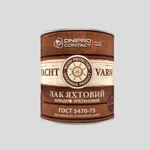 Лак яхтенный ДНЕПР-КОНТАКТ алкидно-уретановый 0,7 кг