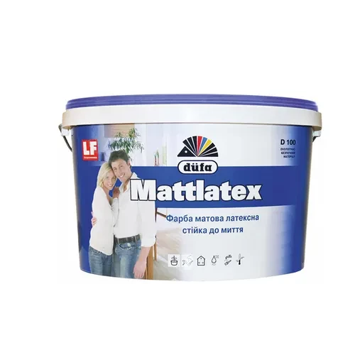 Краска DUFA Mattlatex D100 3,5кг латексная Краска DUFA Mattlatex D100 3,5кг латексная