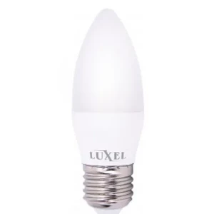 Лампа LED LUXEL Е27 6Вт B-35 свеча 4000К 047-NE