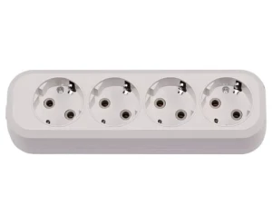 Колодка LUXEL 4-я из заземл. 7151