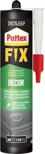 Клей монтажный Pattex Fix Decor 380г Клей монтажный Pattex Fix Decor 380г