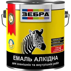 Эмаль алкидная ZEBRA ПФ-116 2,8кг 48 синяя
