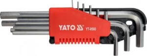 Набор ключей шестигранных YATO 1,5мм-10мм Г-образные 9шт YT-0500