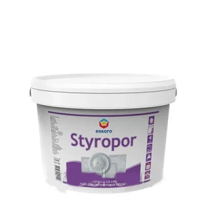 Клей для изделий из полистирола ESKARO Styropor белый 3кг