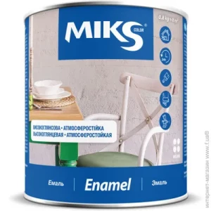 Эмаль алкидная MIKS ПФ-115 2.8кг черная