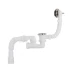 Сифон Lidz LW01 (WHI) 60 03 V002 00 для ванны с ревизией (выход 50мм)
