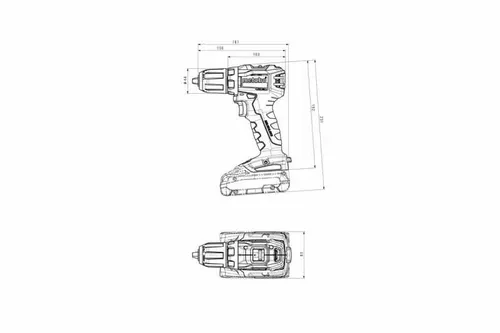 Шуруповерт аккумуляторный METABO BS 18 L BL 602350500 Шуруповерт аккумуляторный METABO BS 18 L BL 602350500