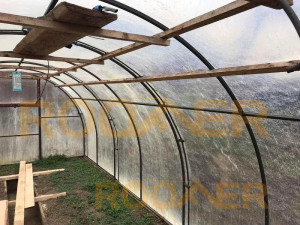 Плоский армированый рулонный лист бронза