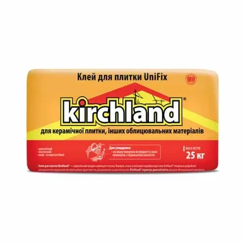 Клей для плитки KIRCHLAND UniFix 25кг Клей для плитки KIRCHLAND UniFix 25кг