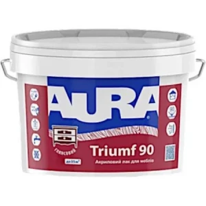 Лак мебельный Aura Triumf 90 глянец бесцветный (0.75 л)