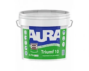 Лак акриловый AURA Triumf 10 мебельный полуматовый 0,75л.