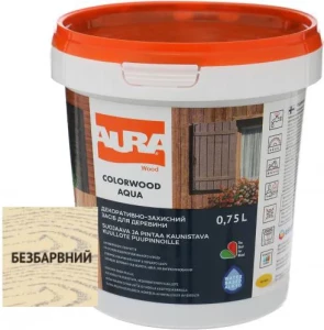 Лазурь для дерева AURA ColorWood 0,75л бесцветный
