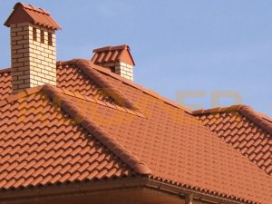 Цементно-песчаная черепица ONDO (Maron, Terracotta, Grafito)