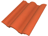 Цементно-песчаная черепица ONDO (Maron, Terracotta, Grafito)