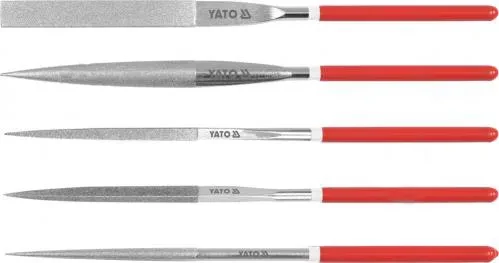 Набор надфилей YATO 5*180*70мм 5шт YT-6156 Набор надфилей YATO 5*180*70мм 5шт YT-6156