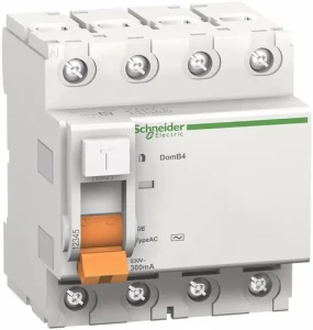 Дифференциальное реле SCHNEIDER ELECTRIC ВД 63 40A 30мА 4р 11463