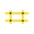 Шаблометр MASTERTOOL 250*120мм 30-3525