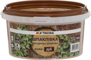Шпаклевка ТRIORA для дерева 0,8 кг 6 дуб
