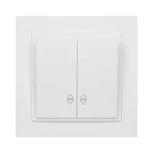 Выключатель 2-клав.проходн.,белый Mono Electric DESPINA 102-190023-111 Выключатель 2-клав.проходн.,белый Mono Electric DESPINA 102-190023-111