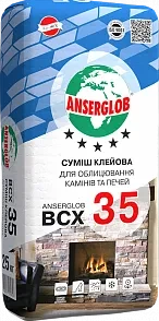 Клей для каминов и печей ANSERGLOB ВСХ-35 25кг
