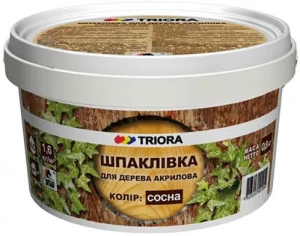 Шпаклевка ТRIORA для дерева 0,8 кг 8 сосна
