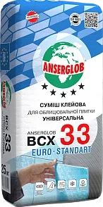 Клей для плитки ANSERGLOB ВСХ-33 25кг