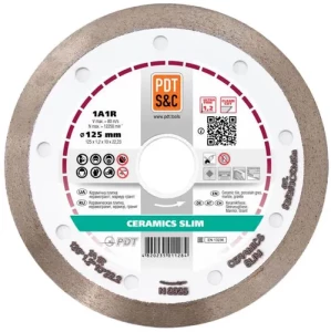 Диск алмазный PDtools CERAMICS SLIM 125 1.2 10 22.2