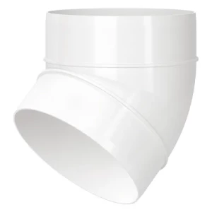 Колено круглое пластиковое VENTS D 100мм 45 градусов 121-45