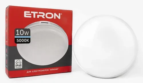 Светильник ЛЕД ETRON круг 1-ECP-502-C 10W 5000К Светильник ЛЕД ETRON круг 1-ECP-502-C 10W 5000К