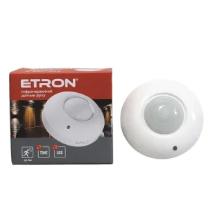 Датчик движения ETRON 1-ESP-356 1200W 360° белый