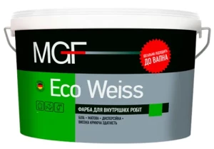 Краска акриловая MGF М1 Eco Weiss 7кг