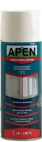 Пена монтажная ручная APEN TFS 380мл Пена монтажная ручная APEN TFS 380мл