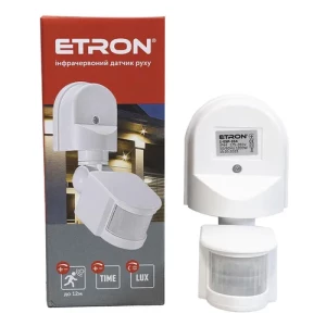 Датчик движения ETRON 1-ESP-354 1200W 180° белый