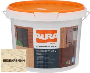 Лазурь для дерева AURA ColorWood 2,5л бесцветный