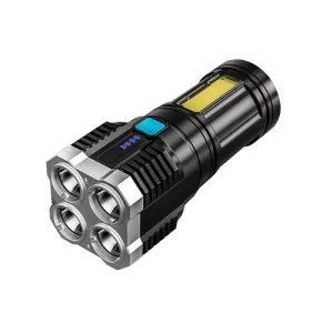 Фонарик аккумуляторный Х509/S03-4LED+COB.(ЗУ micro USB LI-Ion)